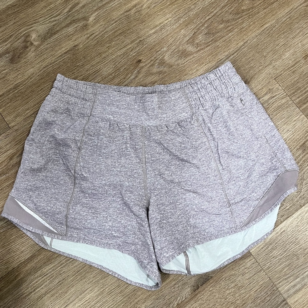 lululemon athletica Heathered Gray Athletic Shorts